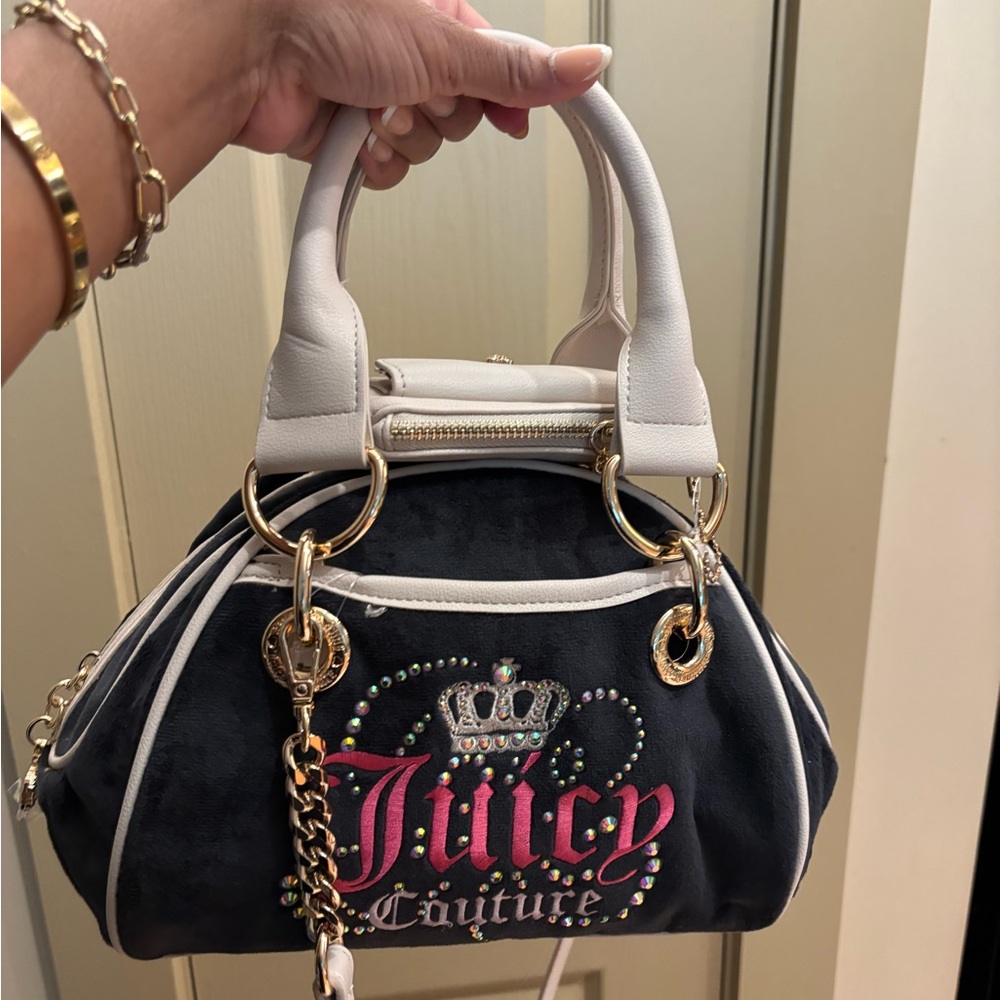 Juicy Couture Dreamy Black and White Handbag NWT